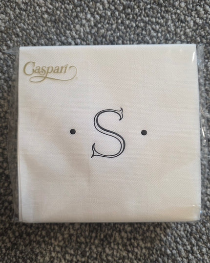 Initial Paper Linen Napkins - Cocktail