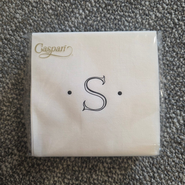Initial Paper Linen Napkins - Cocktail