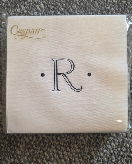 Initial Paper Linen Napkins - Cocktail