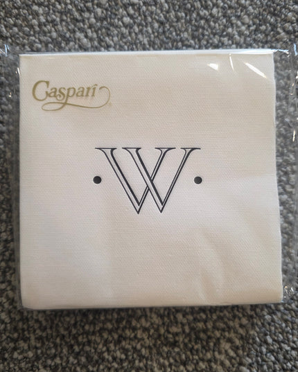 Initial Paper Linen Napkins - Cocktail