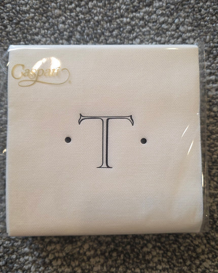 Initial Paper Linen Napkins - Cocktail