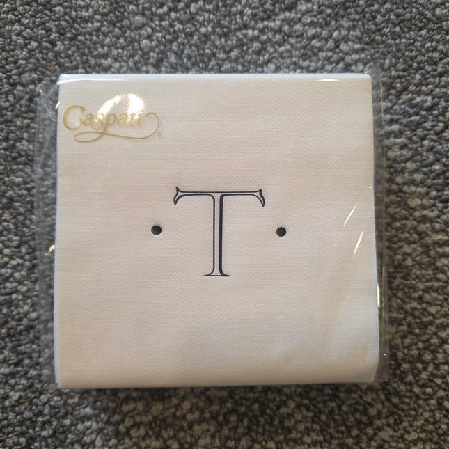 Initial Paper Linen Napkins - Cocktail