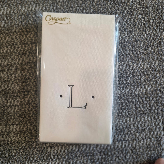 Initial Paper Linen Napkins - Guest