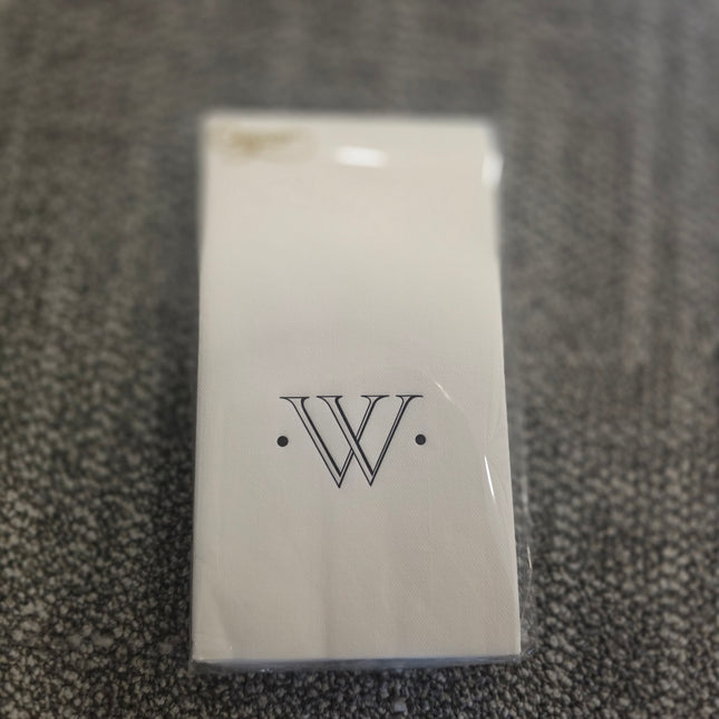Initial Paper Linen Napkins - Guest