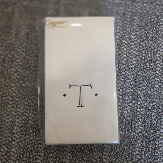 Initial Paper Linen Napkins - Guest