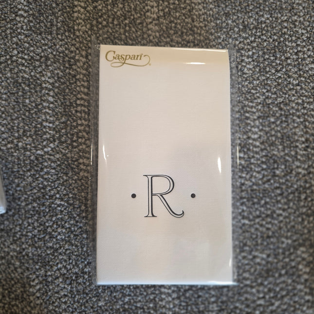 Initial Paper Linen Napkins - Guest