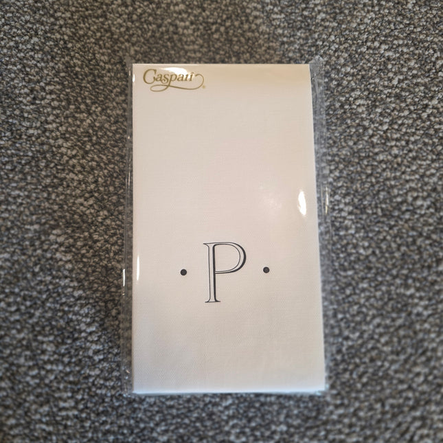 Initial Paper Linen Napkins - Guest