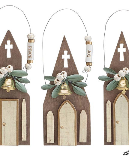 Ornament Small Christmas Church