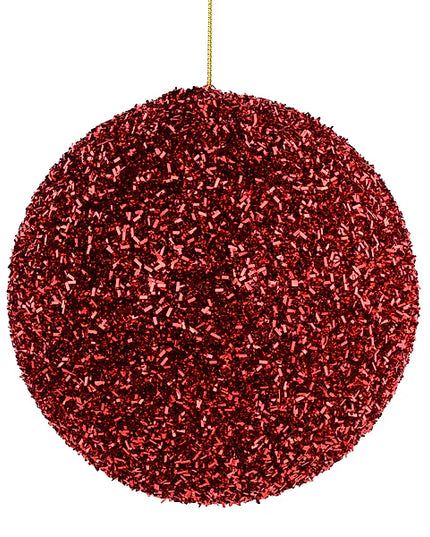 6"Dia V Cut Foil Glitter Ball
