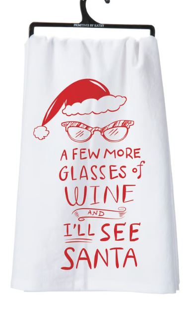 Kitchen Towel See Santa