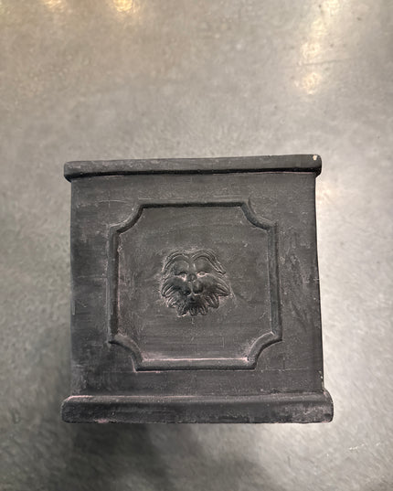 Cement Planter Black 6.5"x6.5"