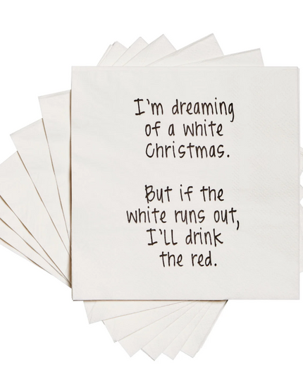 White Christmas - Party Napkins