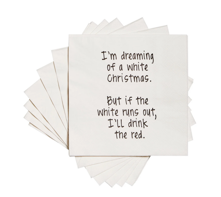 White Christmas - Party Napkins
