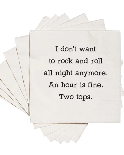 Rock and Roll - Party Napkins