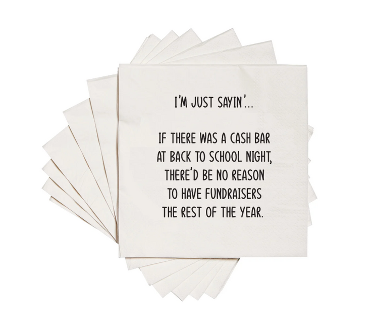 Cash Bar - Party Napkins