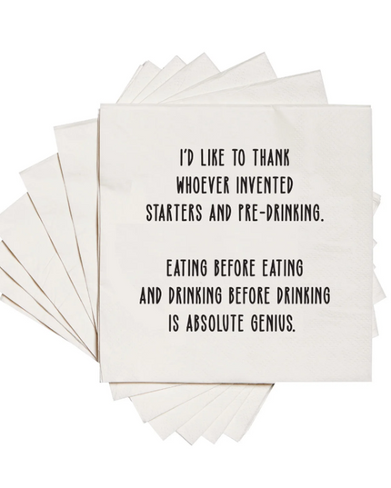 Pre-Drinking - Party Napkins