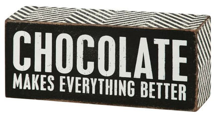 Chocolate Makes Sign