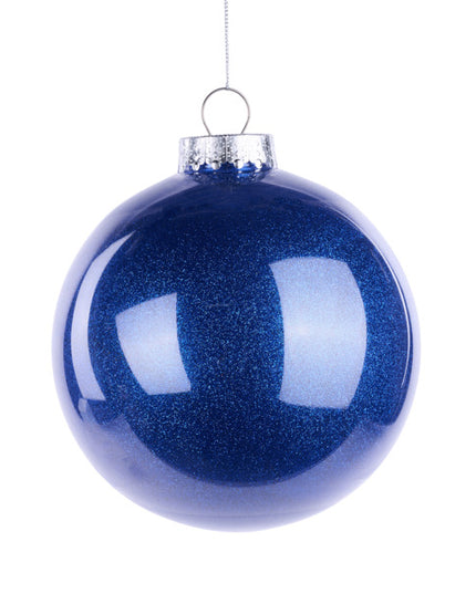 150MM GLITTER LOOK ORNAMENT ROYAL BLUE image 0
