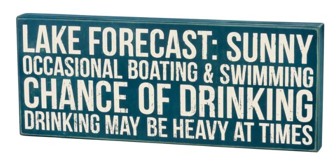 Lake Forecast Box Sign