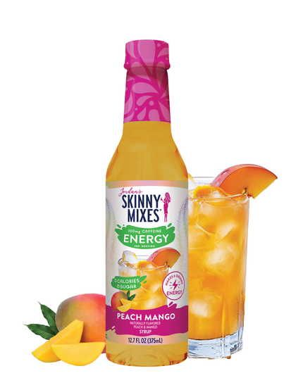 Sugar Free Peach Mango Energy Syrup - 375ml