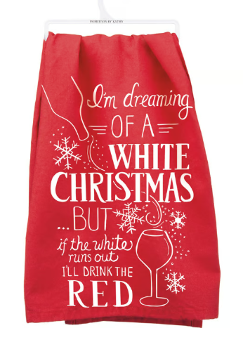 Drink the Red Kitchen Towel