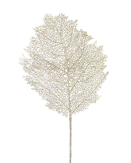 36" Glitter Coral Spray Champagne