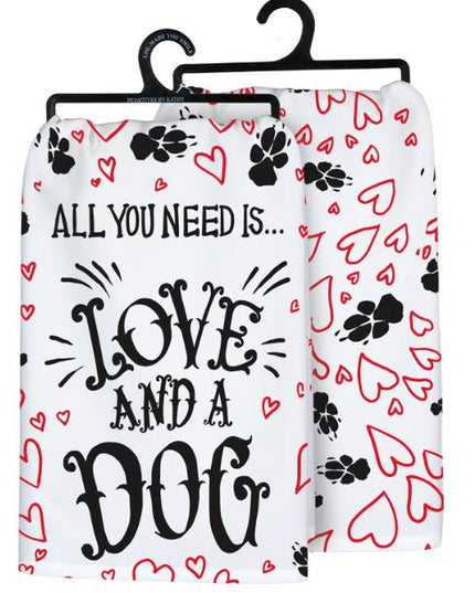 And A Dog Kitchen Towel