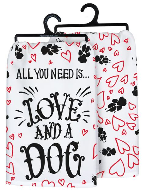 And A Dog Kitchen Towel