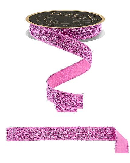 1" x 10yd Tinsel Loop/Satin Fused