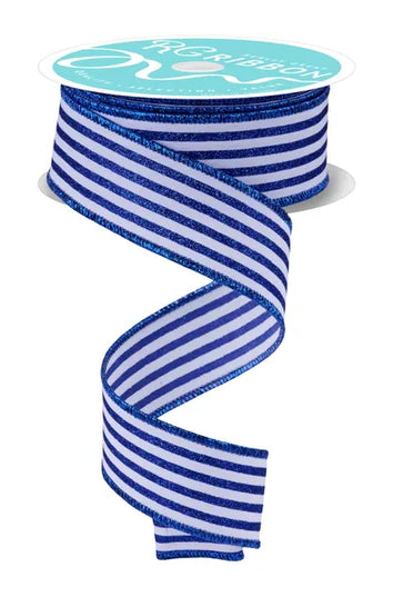1.5" x 10yd Glitter Vertical Stripe