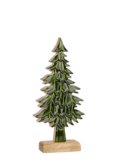 12"H x 5.5"L Mangowood Tree