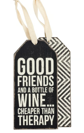 Good Friends Bottle Tag