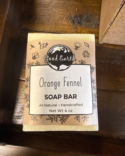 Orange Fennel Soap Bar