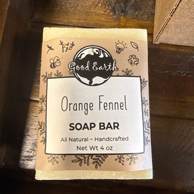 Orange Fennel Soap Bar
