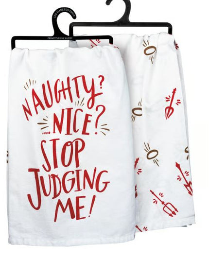 Kitchen Towel Naughty Nice