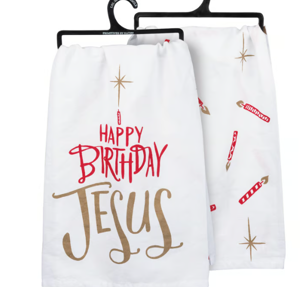 Kitchen Towel Birthday Jesus