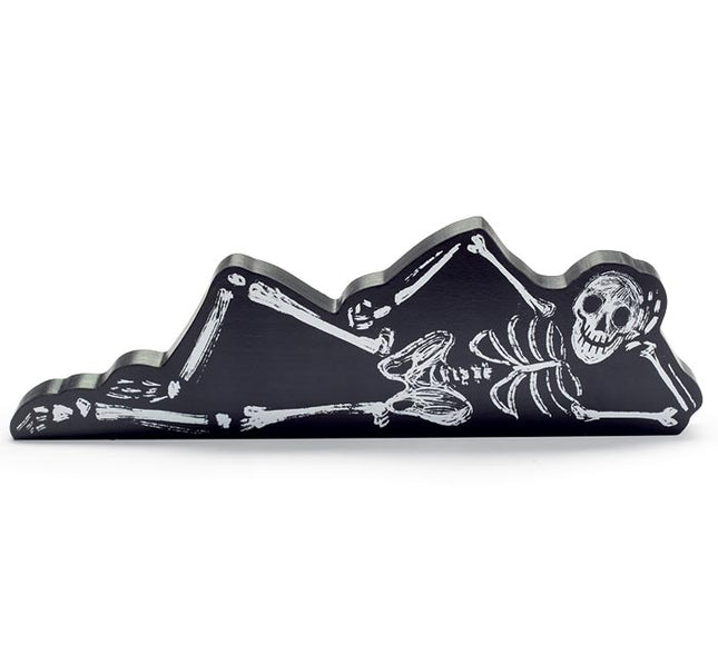 Shelf Sitter Laying Skeleton
