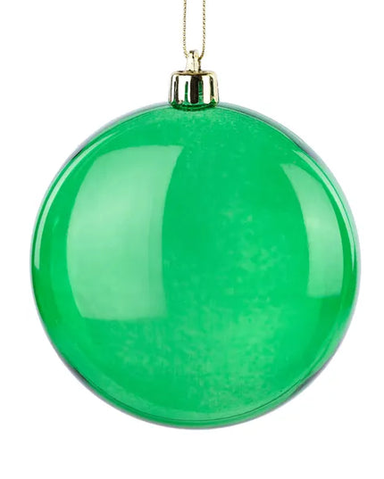 100mm Clear Spray Finish 2D Disc Ornament