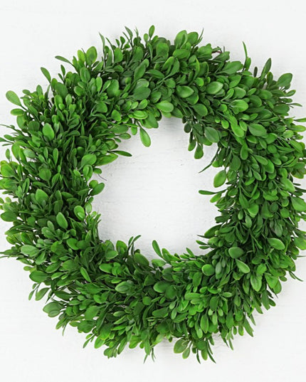 12" Wreath Boxwood