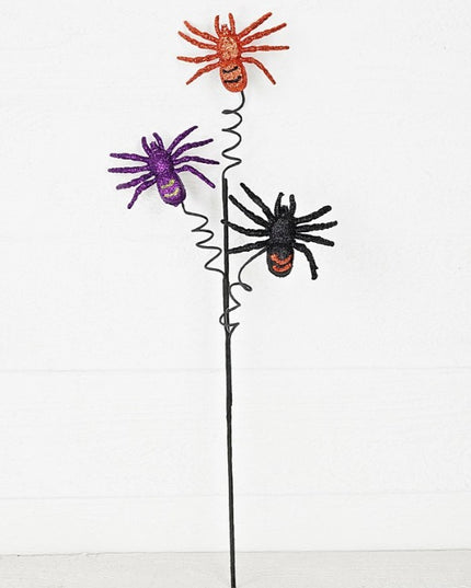 21" Jumbo Glitter Spider Pick