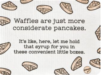 Funny Swedish Dishcloths - Waffles image 0