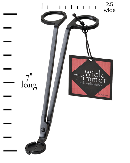 Wickman Matte Black Wick Trimmer in Gift Box