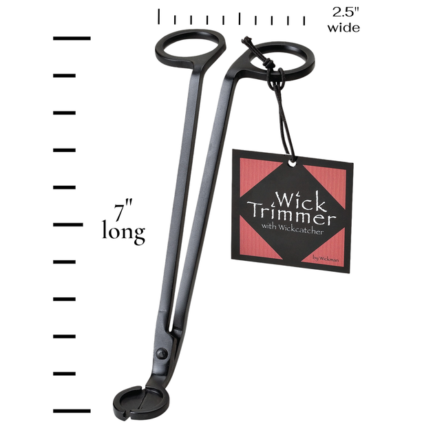 Wickman Matte Black Wick Trimmer in Gift Box