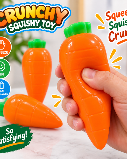 Crunchy Carrot Squishy Toy