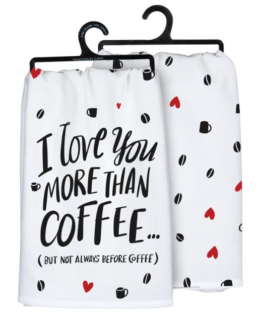 Before Coffee Kitchen Towel