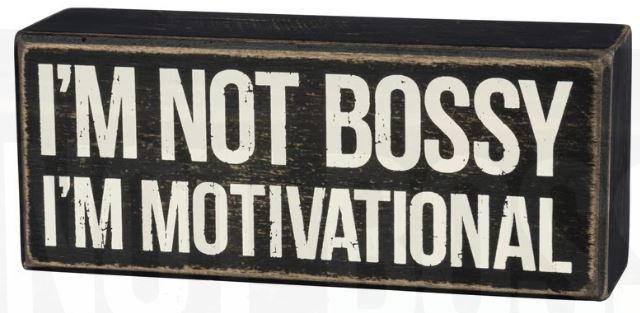 Motivational Box Sign