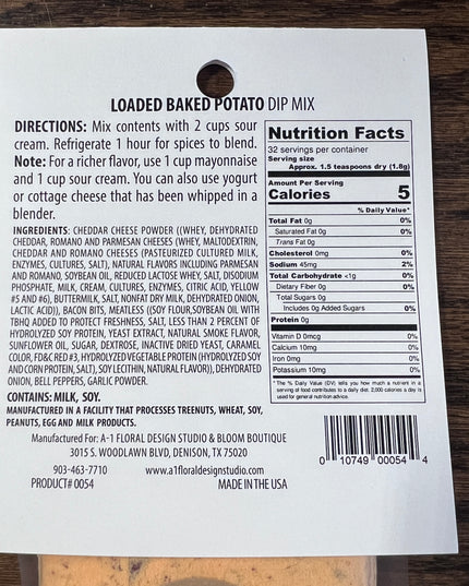 Loaded Baked Potato Dip Mix image 1