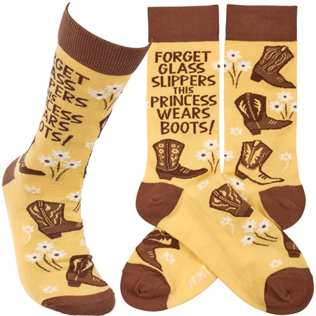 Princess Wears Boots Socks image 0
