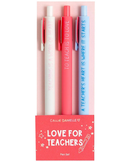 Love For Teachers Pen Set