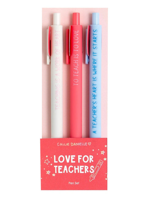Love For Teachers Pen Set